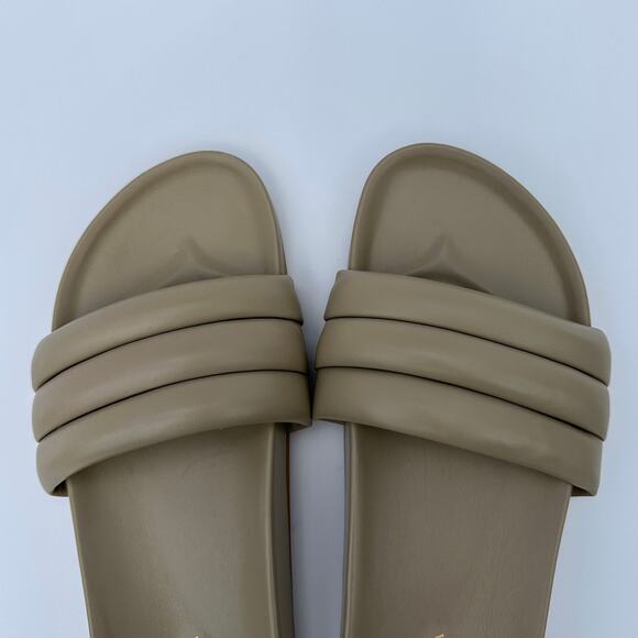 Beatrice Valenzuela Monocolor Sandalia Slides Sandals US Size 7 Taupe - Picture 8 of 14